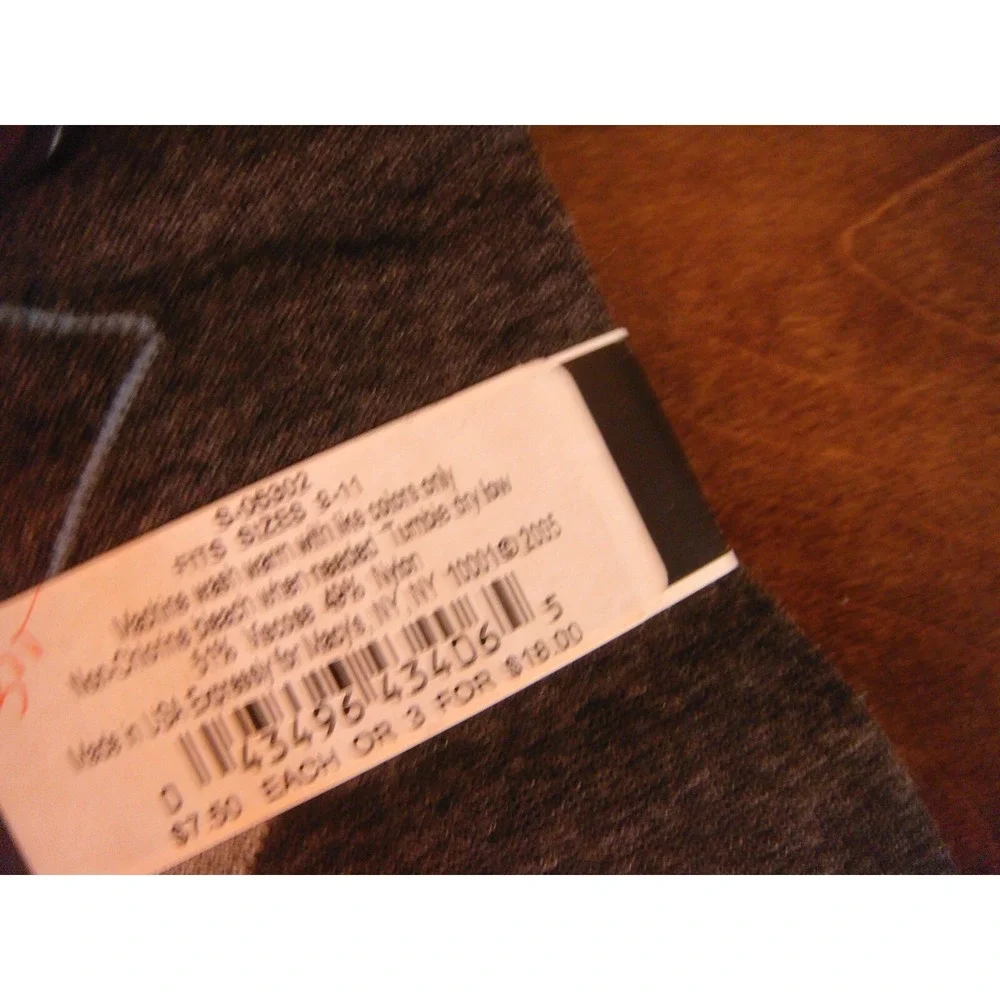 2 lot Alfani usa made sock 9-11 black grey tan green‎ pink multi color NEW